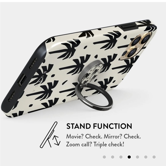 Gently loved BURGA ‘Paraiso’ IPhone XR Tough phone case and Ring/Stand. - Picture 7 of 14